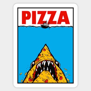 The Most Terrifying Motion Pizza Sticker